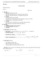 GIÁO ÁN TỰ CHỌN TOÁN 11: CẤP SỐ CỘNG pdf