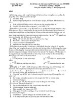 Tuyển tập đề thi thử đại học môn sinh năm 2009_THTP Lê Xoay_Đề 05 pdf