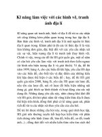 Kĩ năng làm việc với các hình vẽ, tranh ảnh địa lí pptx