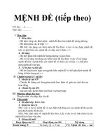 MỆNH ĐỀ (tiếp theo) pdf