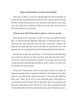 Quyền của dân nên đặt ở vị trí nào trong hiến pháp? docx