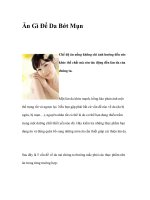 Ăn Gì Để Da Bớt Mụn pot