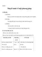 Thuyết minh về một phương pháp potx