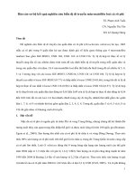 Báo cáo nghiên cứu nông nghiệp 