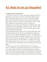 Kỹ thuật lai tạo gà Onagadori pptx