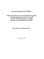 Báo cáo nghiên cứu nông nghiệp 