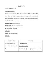 Tiết 53: BÀI TẬP ppt