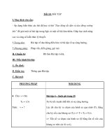 Tiết 10: BÀI TẬP ppt