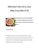 Điểm Danh 5 Món Giò Lạ, Ngon Miệng Trong Mâm Cỗ Tết pot