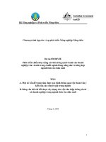 Báo cáo nghiên cứu nông nghiệp 