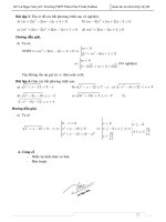 Giáo án tự chọn môn Toán lớp 10 cơ bản _ part 7 potx
