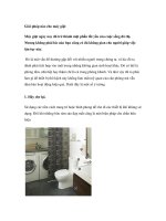 Giải pháp nào cho máy giặt pptx