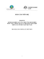 Báo cáo nghiên cứu nông nghiệp 