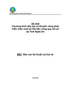 Báo cáo nghiên cứu nông nghiệp 