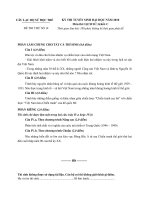 ĐỀ THI THỬ NĂM 2010 SỐ 14__Môn lịch sử pptx