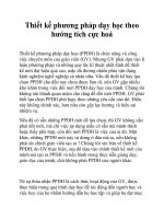 Thiết kế phương pháp dạy học theo hướng tích cực hoá doc