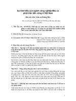 Báo cáo nghiên cứu nông nghiệp 