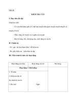 Tiết 28: KIỂM TRA VĂN potx