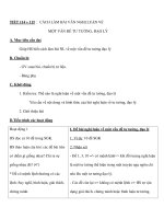 TIẾT 114 + 115 : CÁCH LÀM BÀI VĂN NGHỊ LUẬN VỀ MỘT VẤN ĐỀ TƯ TƯỞNG, ĐẠO LÝ potx