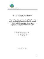 Báo cáo nghiên cứu nông nghiệp 