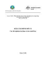 Báo cáo nghiên cứu nông nghiệp 