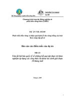 Báo cáo nghiên cứu nông nghiệp 