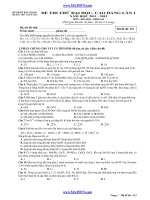 ĐỀ THI THỬ ĐẠI HỌC- CAO ĐẲNG LẦN I NĂM 2012 THPT NGÔ SĨ LIÊN_ Mã đề thi 323 potx