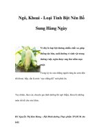 Ngô, Khoai - Loại Tinh Bột Nên Bổ Sung Hàng Ngày pot
