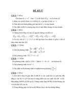 Đề thi tốt nghiệp THPT môn toán_Đề số 37 pot