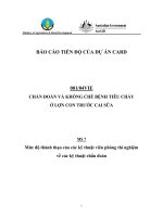 Báo cáo nghiên cứu nông nghiệp 