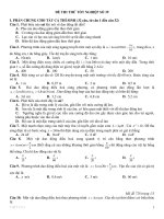 ĐỀ THI THỬ TỐT NGHIỆP SỐ 39 pdf