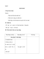 Tiết 91 NHÂN HOÁ I- Mục tiêu cần đạt Giúp hs - Nắm đợc khái niệm nhân hoá - pptx