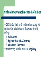 nhận dạng và ngăn chặn hiểm họa