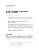 Báo cáo hóa học: 