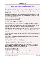 Bài 9 - Chọn Vùng Ảnh Bằng Đường Dẫn ppt