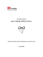 Tài liệu đào tạo quản trị linux 1