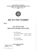 Xây dựng Game điện thoại di động bằng J2ME