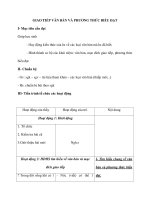 GIAO TIẾP VĂN BẢN VÀ PHƯƠNG THỨC BIỂU ĐẠT pot