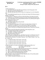 Tuyển tập đề thi thử đại học môn sinh năm 2009_THTP Lê Xoay_Đề 11 potx