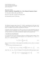 Báo cáo hóa học: 