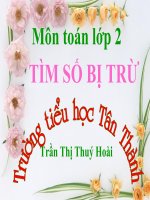 Giáo án toán lớp 2 