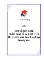 Đề tài “Lợi nhuận và các biện pháp làm tăng lợi nhuận tại Công ty cổ phần xây dựng thuỷ lợi Thái Thuỵ”. potx