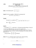 15 de thi hoc sinh gioi toan 11 ppt