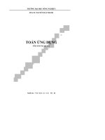 Giáo trình toán ứng dụng part 1 pot