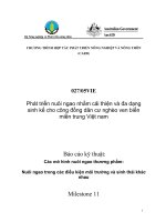 Báo cáo nghiên cứu nông nghiệp 