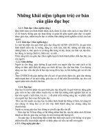 Những khái niệm (phạm trù) cơ bản của giáo dục pdf