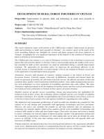 Báo cáo nghiên cứu nông nghiệp 