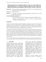 Báo cáo nghiên cứu nông nghiệp 