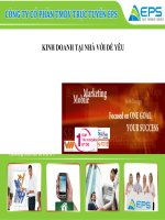 slide kinh doanh tại nhà với dế yêu doc