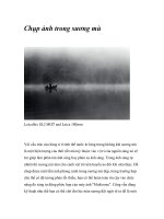 Chụp ảnh trong sương mù ppt